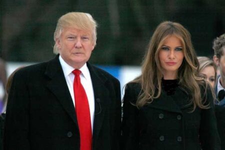 زبان بدن Melania و دونالد ترامپ